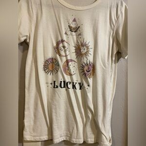 Cream 'Lucky' Sun & Moon Graphic Tee